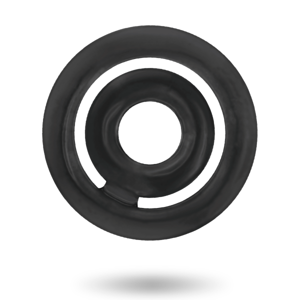 ANEL PARA O PÉNIS E TESTÍCULOS POTENZ (PRETO)