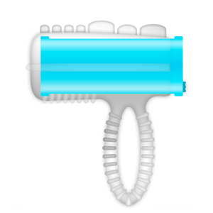CASUAL LOVE - RING TONGUE VIBRATING AZUL - Image 2