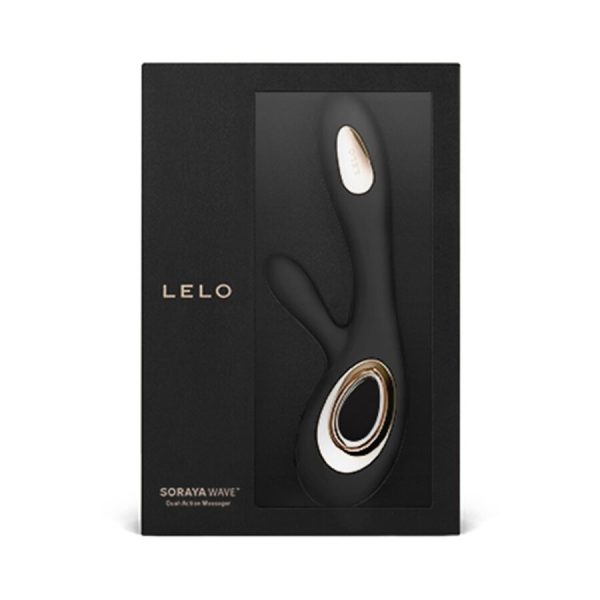 VIBRADOR RABBIT SORAYA WAVE (PRETO)