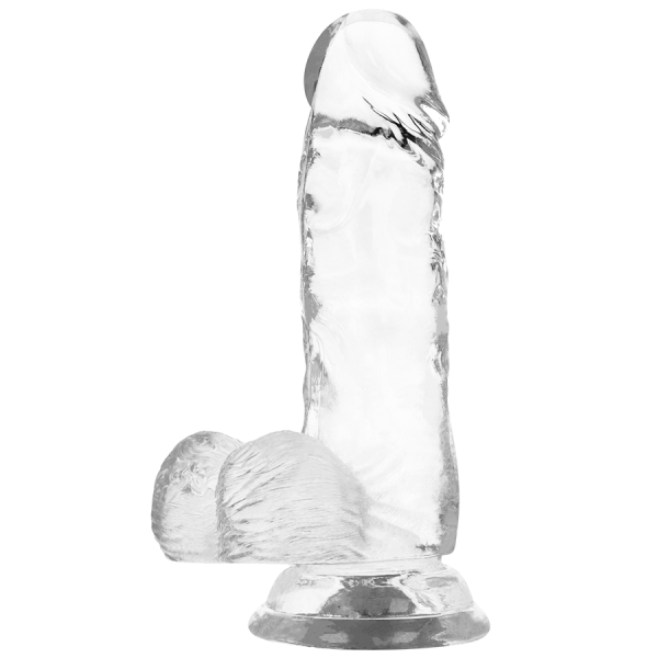 DILDO REALÍSTICO X RAY (TRANSPARENTE) | 15,5 CM