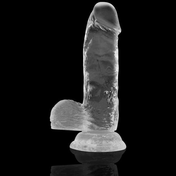 DILDO REALÍSTICO X RAY (TRANSPARENTE) | 15,5 CM