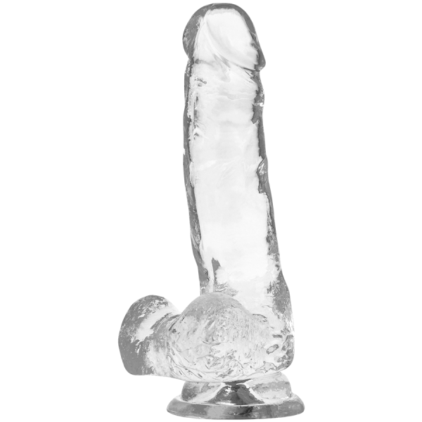 DILDO REALÍSTICO X RAY (TRANSPARENTE) | 18,5 CM