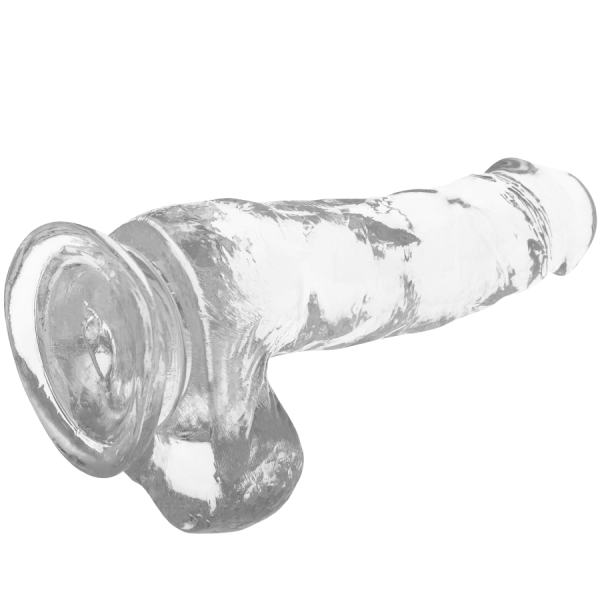 DILDO REALÍSTICO X RAY (TRANSPARENTE) | 18,5 CM