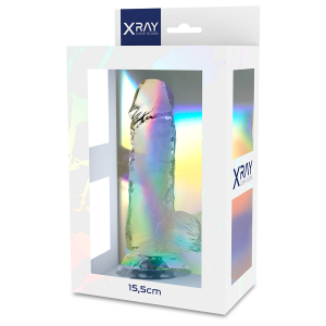 DILDO REALÍSTICO X RAY (TRANSPARENTE) | 15,5 CM - Image 2