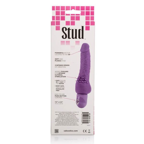 VIBRADOR REALÍSTICO POWER STUD CLITERRIFIC (LILÁS)