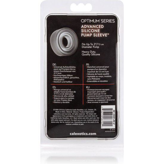 MANGA DE SUBSTITUIÇÃO PARA BOMBA CALEXOTICS (CINZENTO)