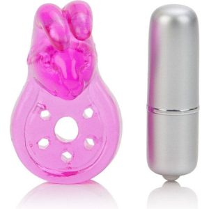 ANEL COM BALA VIBRATÓRIA MICRO VIBE BUNNY (ROSA) - Image 2