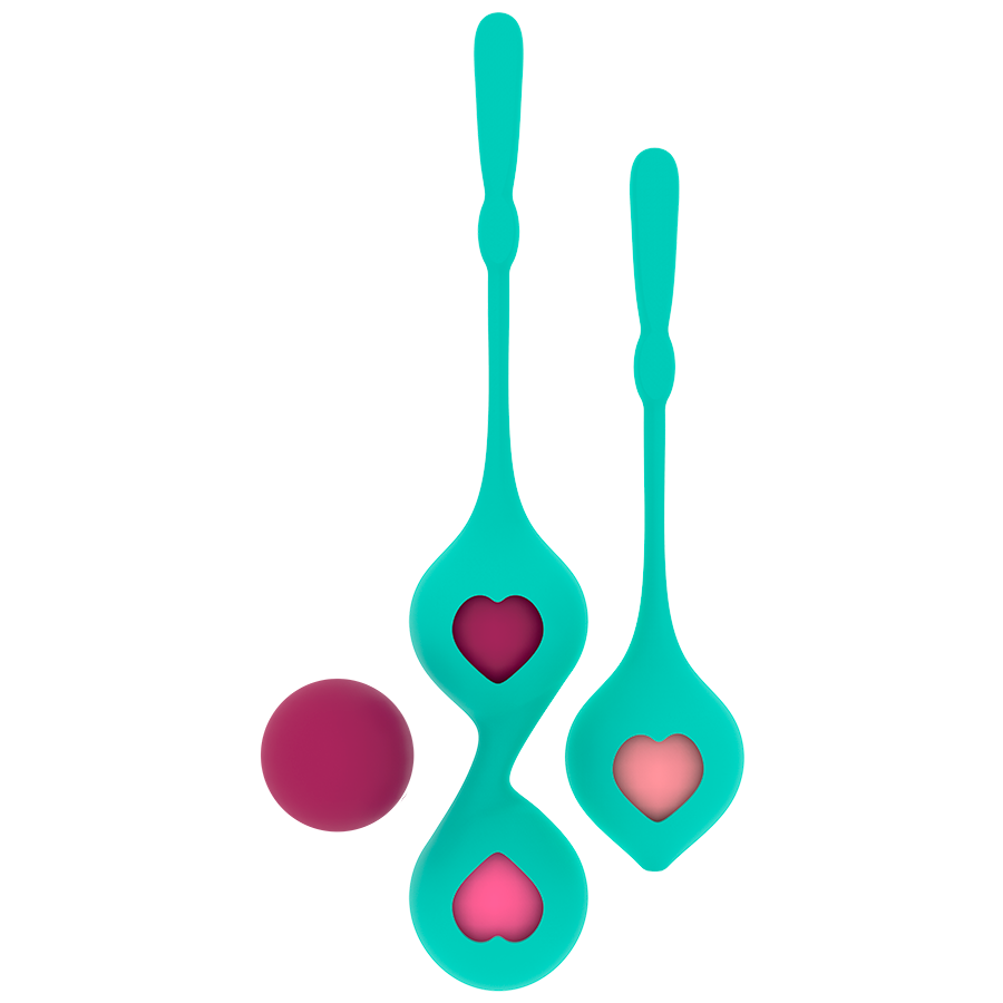 KIT DE BOLAS DE KEGEL DEVA (VERDE)