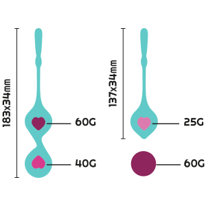 KIT DE BOLAS DE KEGEL DEVA (VERDE) - Image 3