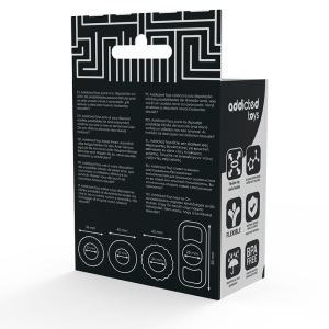 SET DE 4 ANÉIS PARA O PÉNIS #1 (PRETO) - Image 8