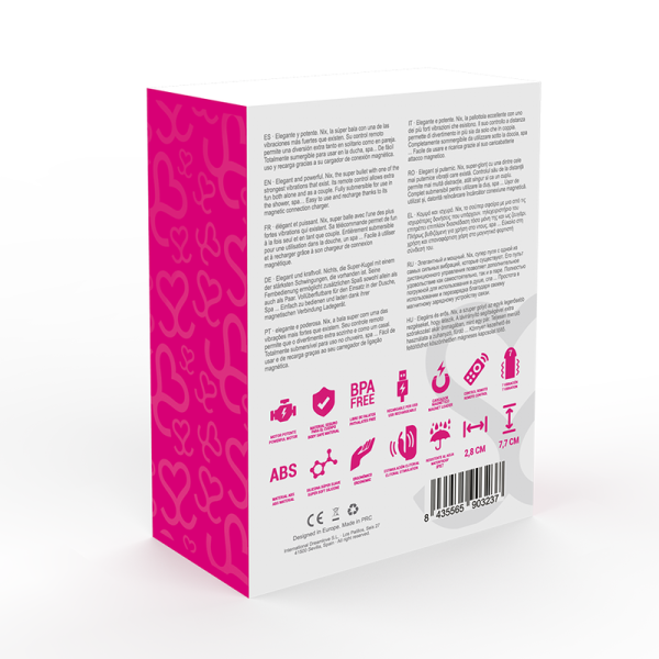 VIBRADOR NIX COM COMANDO (ROSA)