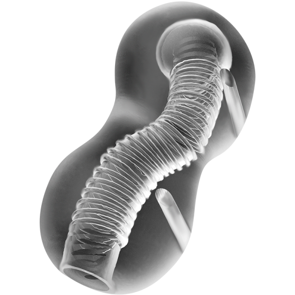 MASTURBADOR MASCULINO TENSEK 3 (TRANSPARENTE)