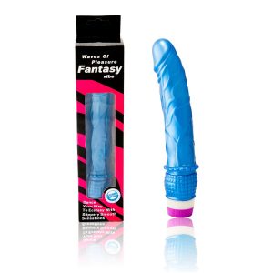 BAILE - WAVES OF PLEASURE VIBRADOR 23 CM AZUL - Image 1