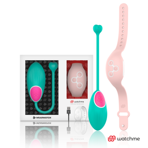 OVO VIBRATÓRIO WEARWATCH COM CONTROLO REMOTO (AQUAMARINE / ROSA) 7 OVO VIBRATÓRIO WEARWATCH