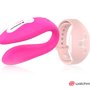 VIBRADOR PARA CASAL WEARWATCH COM CONTROLO REMOTO (FÚCSIA / ROSA) - Image 2