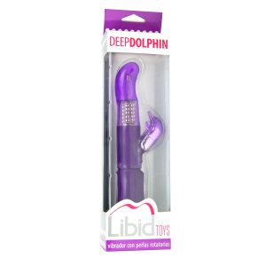 VIBRADOR DEEP DOLPHIN ROXO LIBID TOYS - Image 3