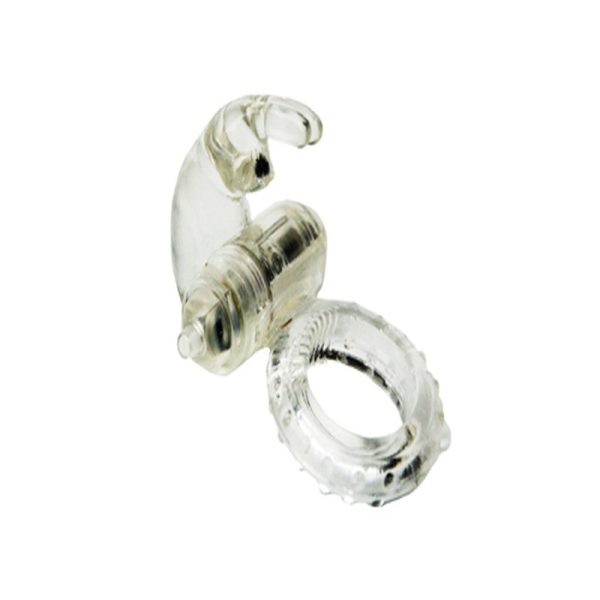 ANEL VIBRATÓRIO CONEJILLO TRANSPARENTE LIBID TOYS