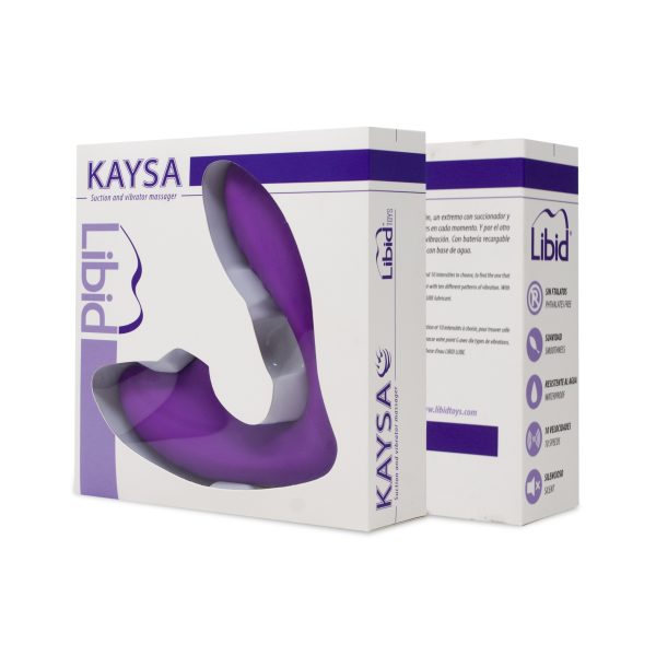 VIBRADOR KAYSA ROXO LIBID TOYS