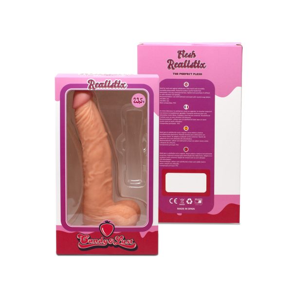 DILDO REALISTICO REALISTIX MOD.5 23,5CM CANDY LUST