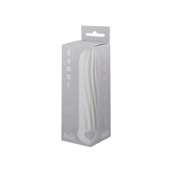 MANGA COM EXTENSÃO PARA O PÉNIS HOMME WIDE BRANCO LOLA GAMES 11-15CM 3 MANGA COM EXTENSÃO PARA O PÉNIS HOMME WIDE BRANCO LOLA GAMES 11-15CM