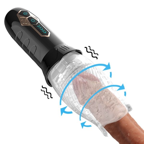 MASTURBADOR COM VIBRAÇÃO E ROTAÇÃO SPINNING MACHINE V 2.0 FUNNY MEE