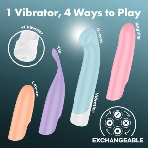 CONJUNTO DE VIBRADORES PLAYFUL FOUR SATISFYER - Image 1