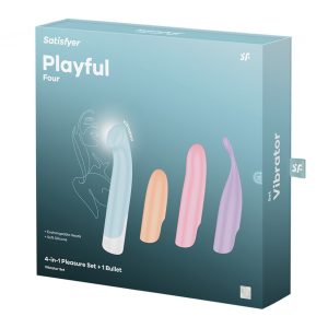 CONJUNTO DE VIBRADORES PLAYFUL FOUR SATISFYER - Image 5