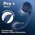 ESTIMULADOR PRO+ WAVE 4 CONNECT APP AZUL SATISFYER