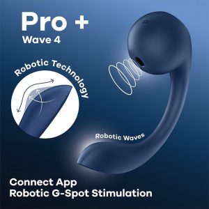 ESTIMULADOR PRO+ WAVE 4 CONNECT APP AZUL SATISFYER - Image 1