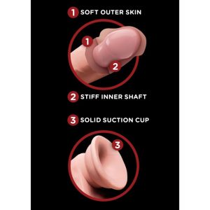 DILDO REALÍSTICO 3D SWINGING BALLS | 20.3 CM - Image 6