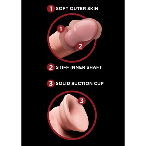 DILDO REALÍSTICO 3D SWINGING BALLS | 20.3 CM