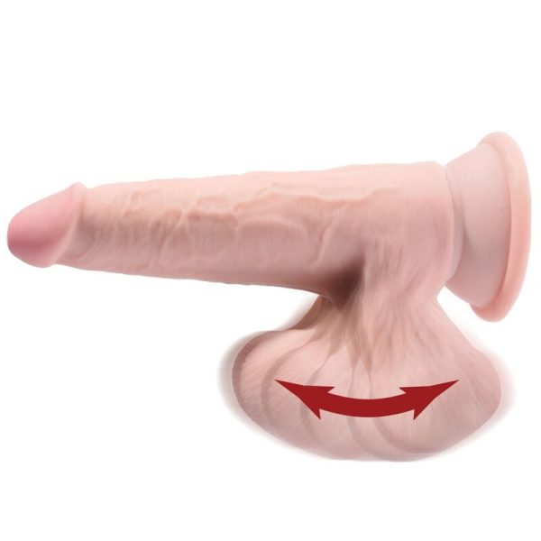 DILDO REALÍSTICO 3D SWINGING BALLS | 20.3 CM