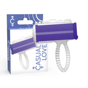 CASUAL LOVE - RING VIBRADOR LENGUA LILA - Image 1
