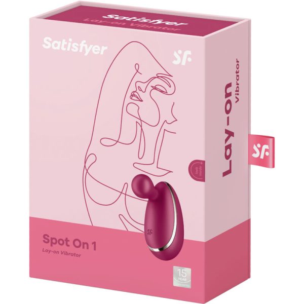 ESTIMULADOR DE CLÍTORIS SATISFYER SPOT ON 1 (VERMELHO)