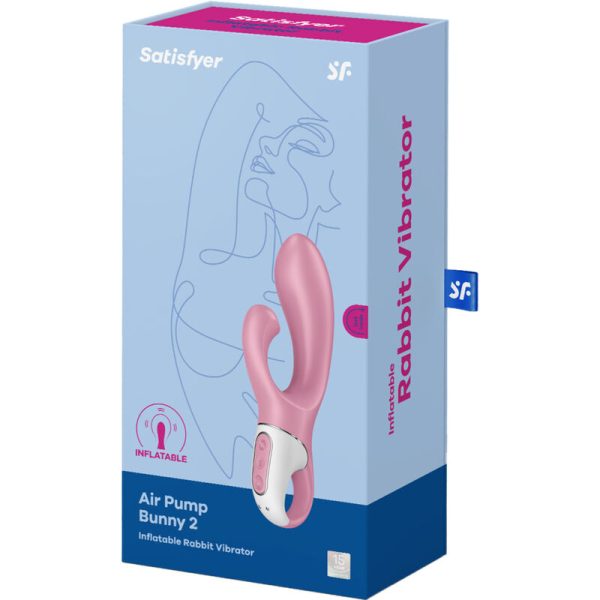 VIBRADOR RABBIT INSUFLÁVEL AIR PUMP BUNNY 2 (ROSA)