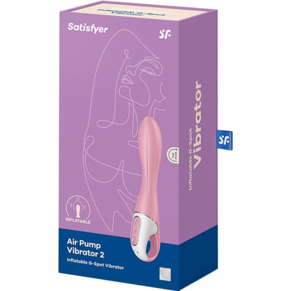 VIBRADOR INSUFLÁVEL SATISFYER AIR PUMP 2 (ROSA)