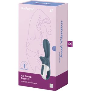 BOMBA DE AR INSUFLÁVEL SATISFYER BOOTY 2 (CINZENTO) - Image 6