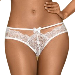 TANGA ADORE ME (BRANCO) | S/M