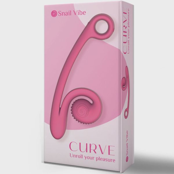 VIBRADOR SNAIL VIBE CURVE (ROSA)