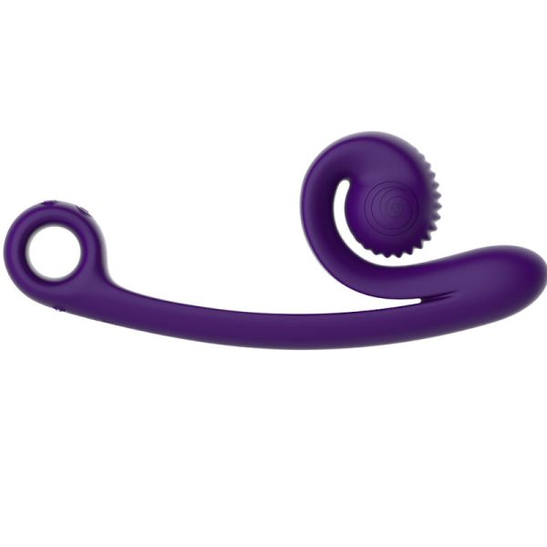 VIBRADOR SNAIL VIBE CURVE (ROXO)