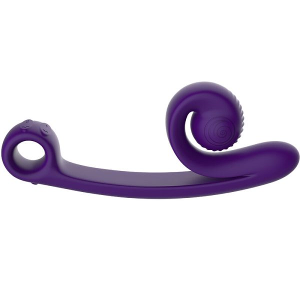 VIBRADOR SNAIL VIBE CURVE (ROXO)