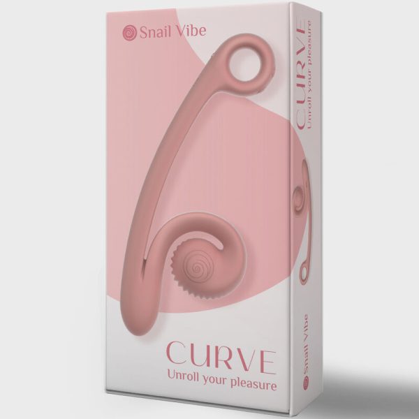 VIBRADOR SNAIL VIBE CURVE (LARANJA)