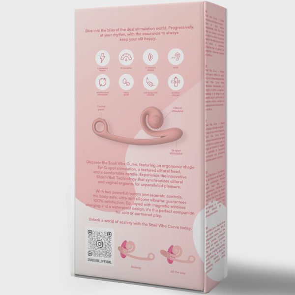 VIBRADOR SNAIL VIBE CURVE (LARANJA)