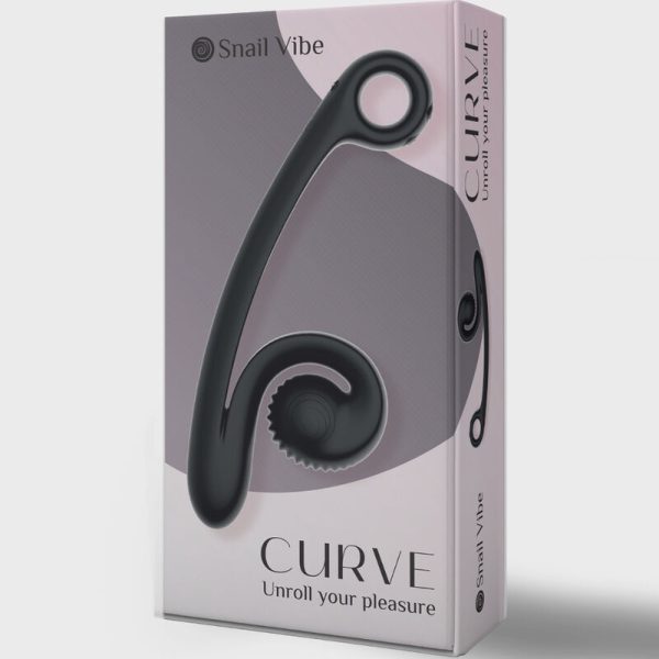 VIBRADOR SNAIL VIBE CURVE (PRETO)