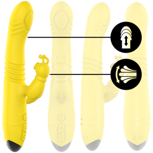 VIBRADOR RABBIT TOKY UP AND DOWN (AMARELO) - Image 2