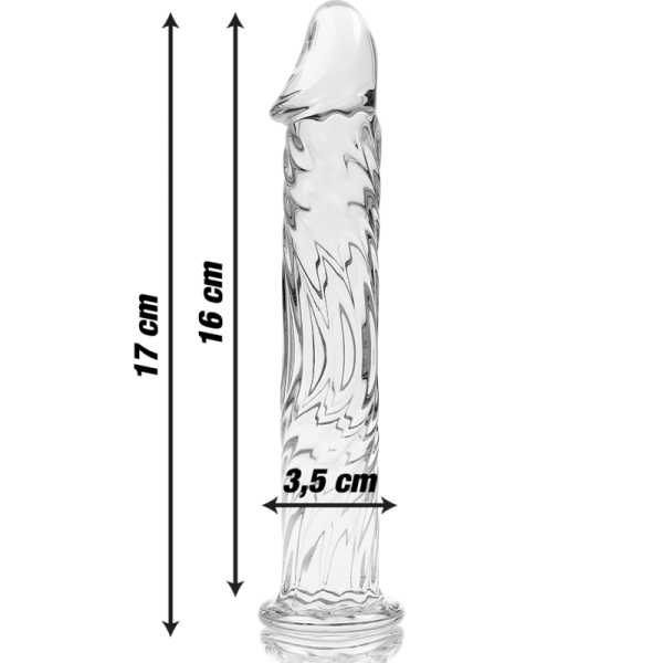 PLUG ANAL CRISTAL NEBULA #12 (TRANSPARENTE) | 17CM
