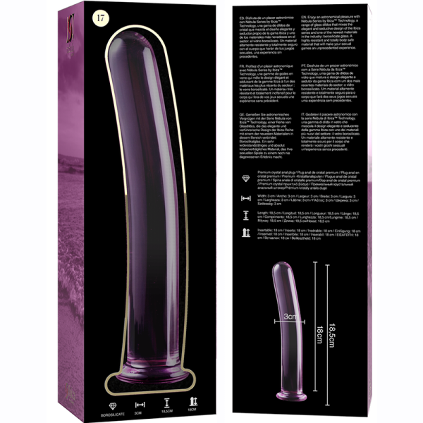 PLUG ANAL CRISTAL NEBULA #17 (ROSA) | 18,5CM