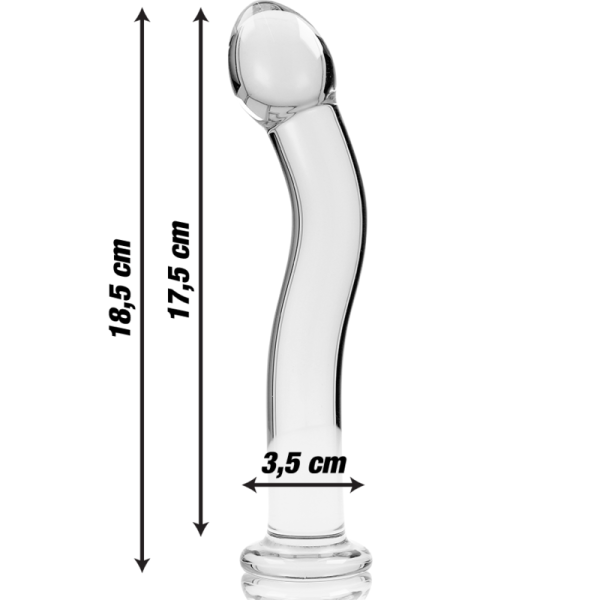 PLUG ANAL CRISTAL NEBULA #18 (TRANSPARENTE) | 18,5CM