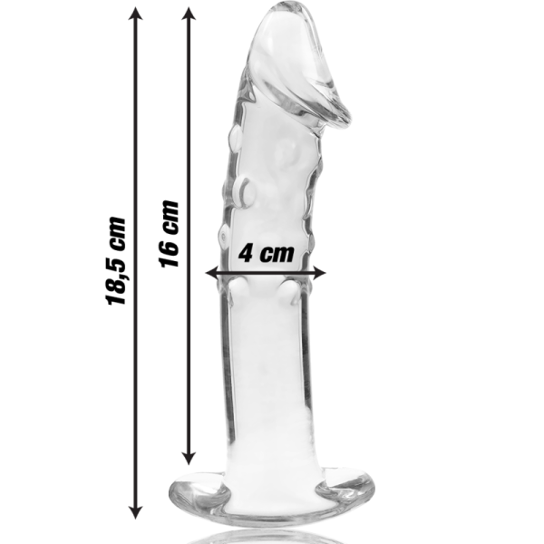 PLUG ANAL CRISTAL NEBULA #19 (TRANSPARENTE) | 18,5CM