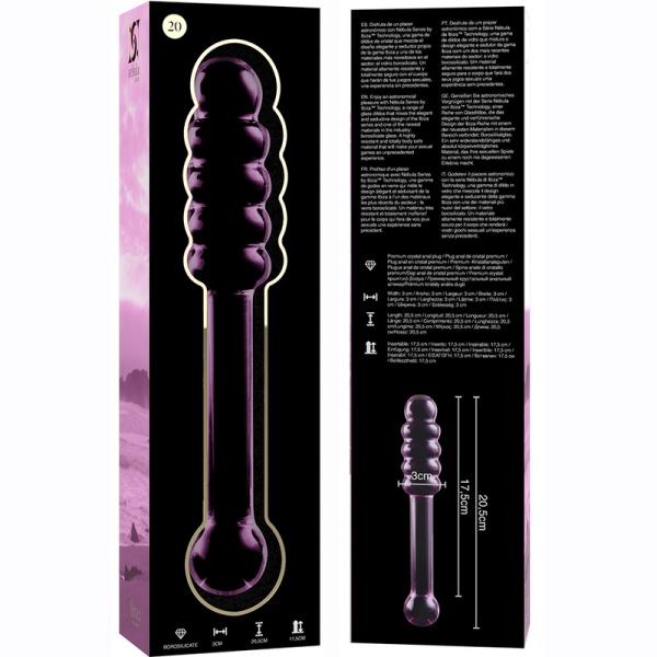 PLUG ANAL CRISTAL NEBULA #20 (ROSA) | 20,5CM